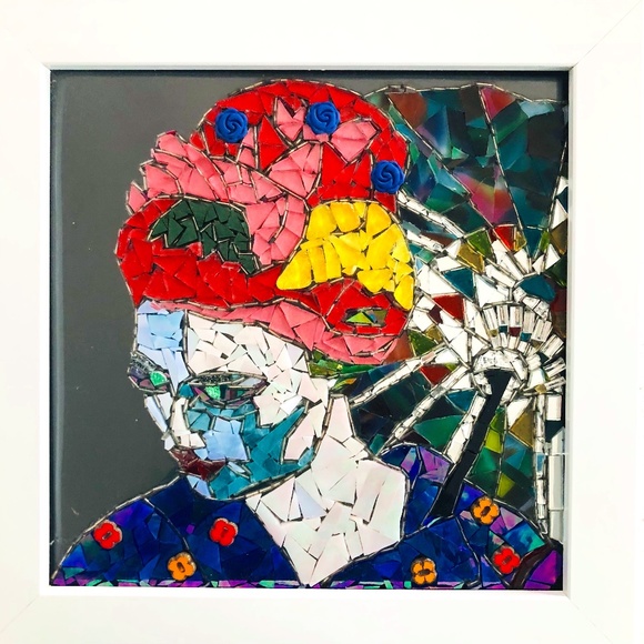 Geisha Mosaic Wall Art